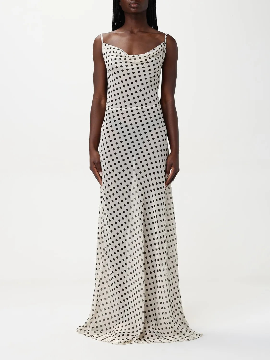 Abito Mar De Margaritas in viscosa stampata