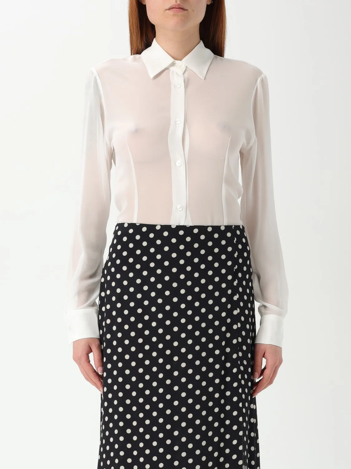 Body camicia Mar De Margaritas in crepe