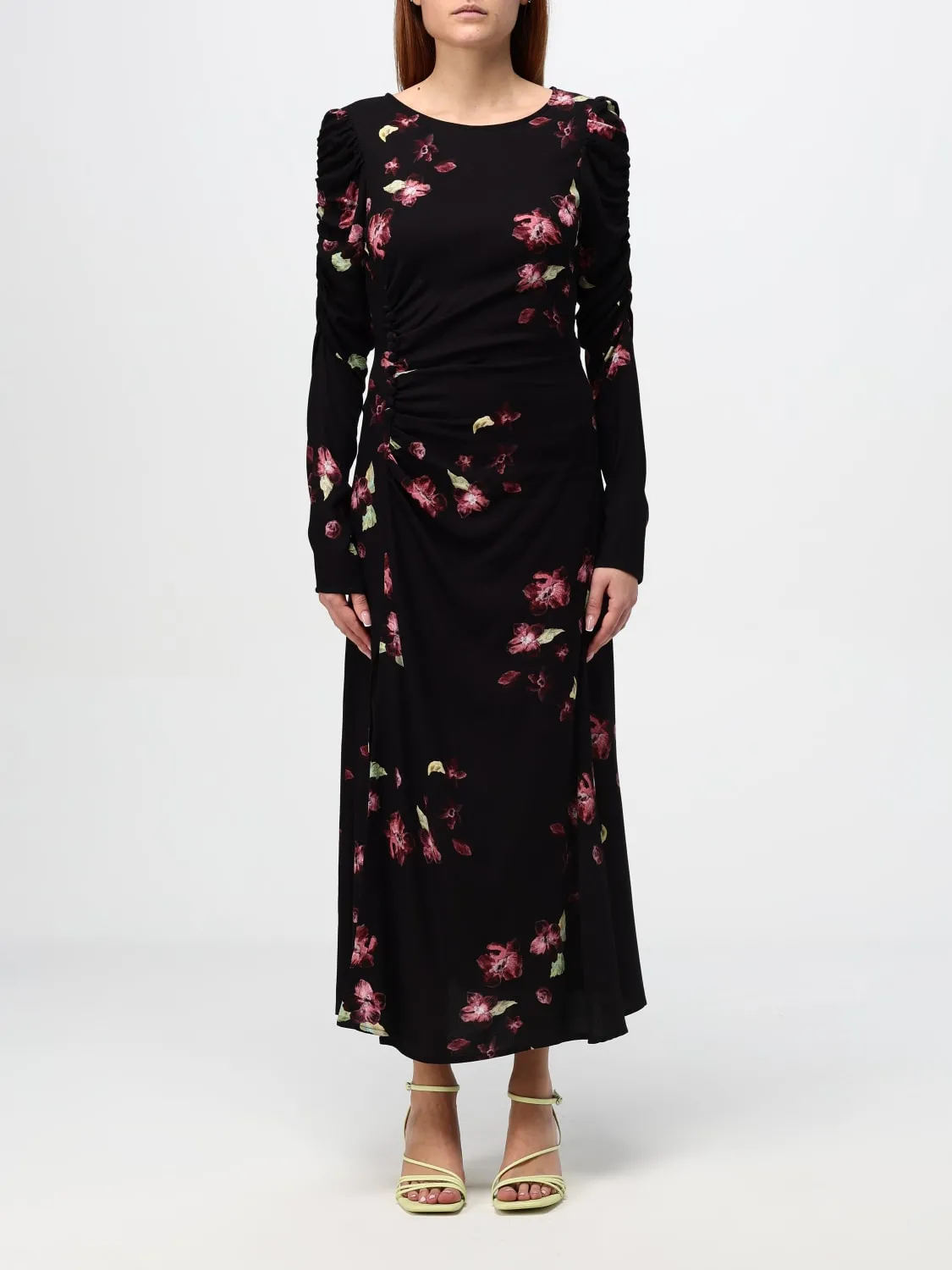 Abito longuette Mar De Margaritas in viscosa stampata