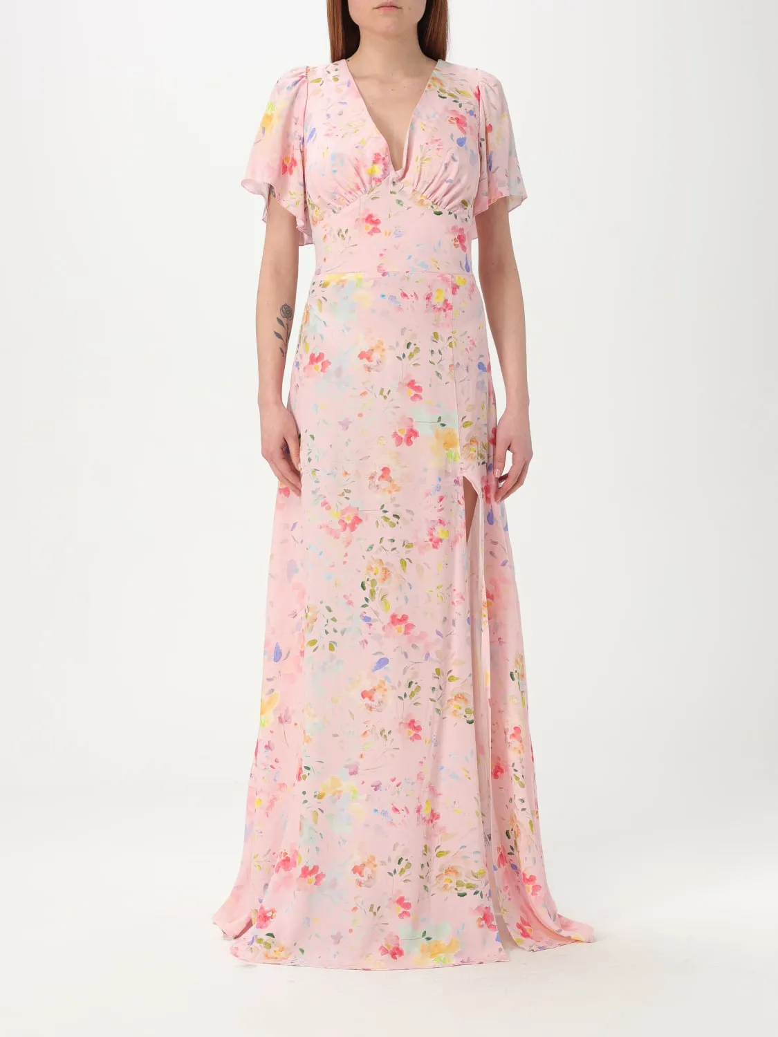 Abito Mar De Margaritas in viscosa con stampa floreale