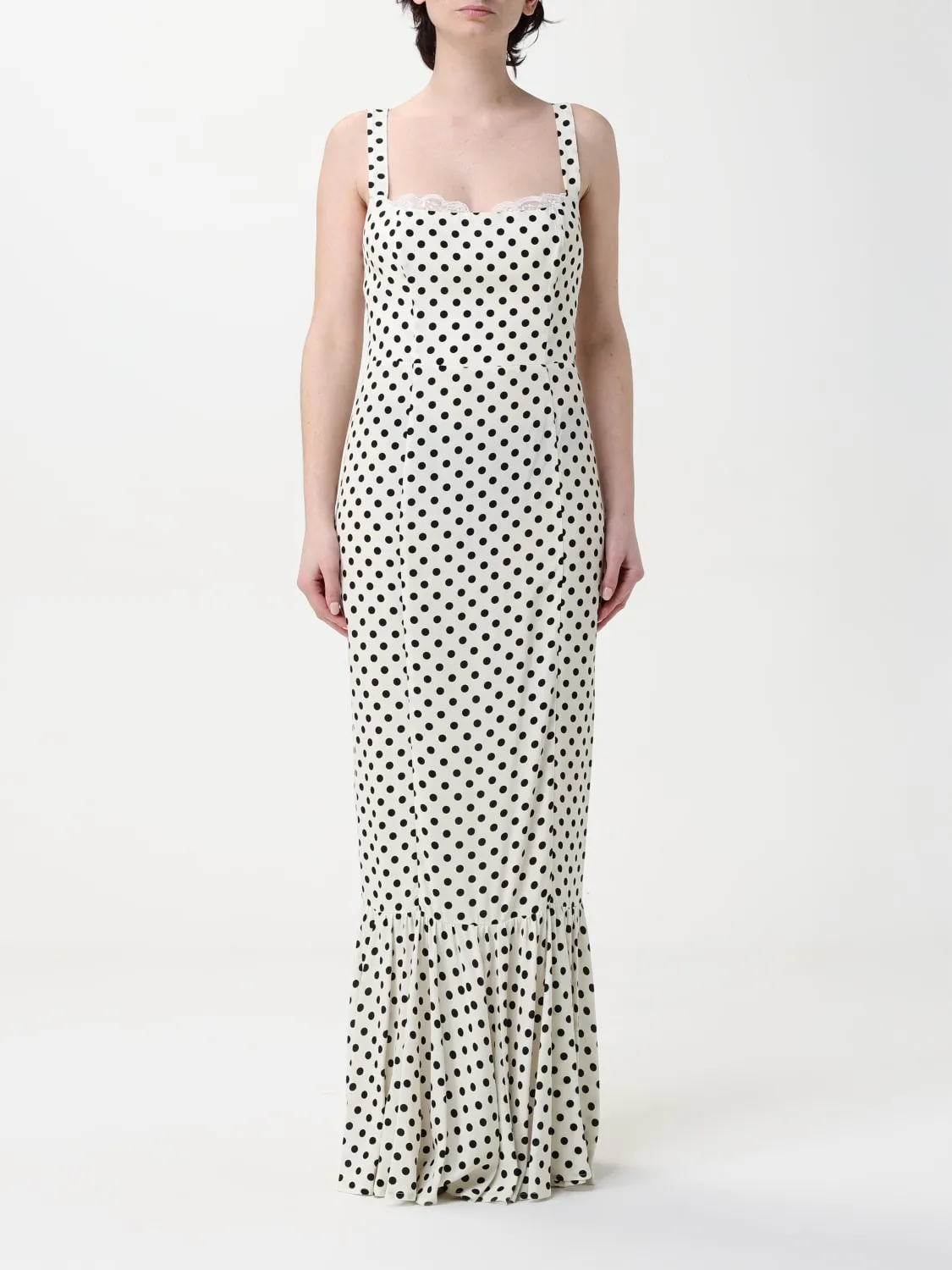 Abito Mar De Margaritas in jersey con stampato