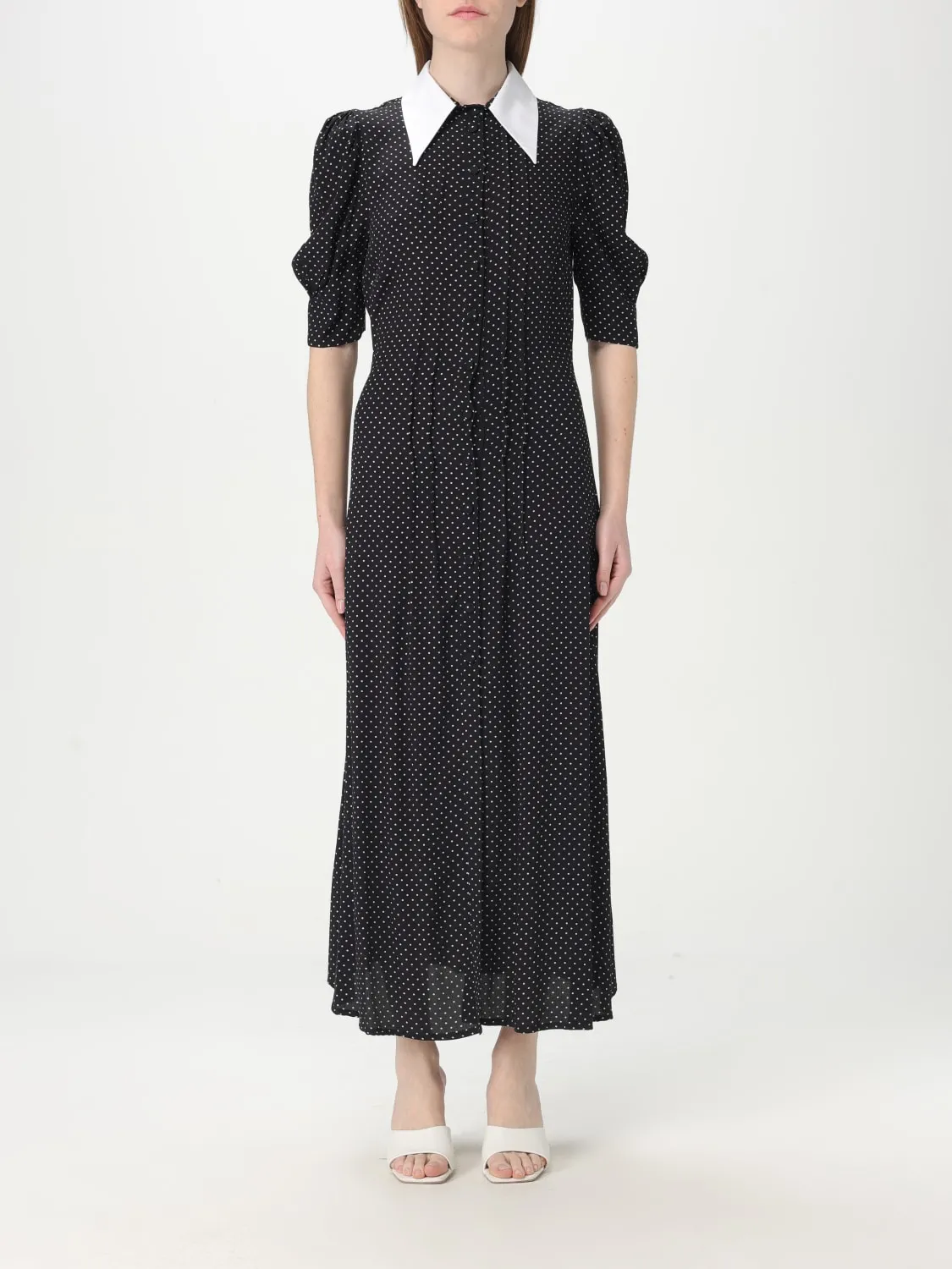 Abito Mar De Margaritas in jersey a pois