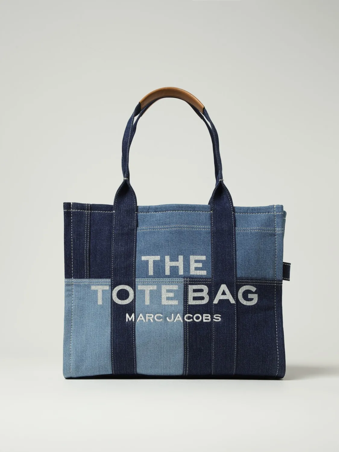 Borsa The Denim Large Tote Bag Marc Jacobs in denim