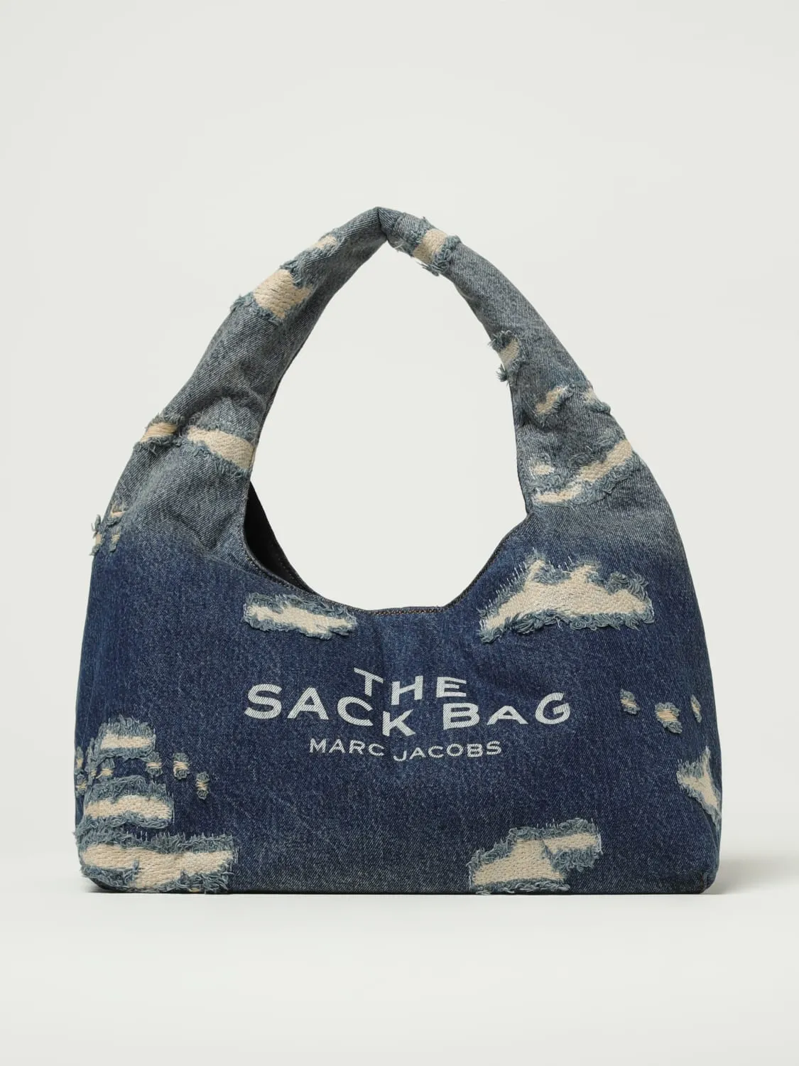 Borsa The Sack Bag Marc Jacobs in denim