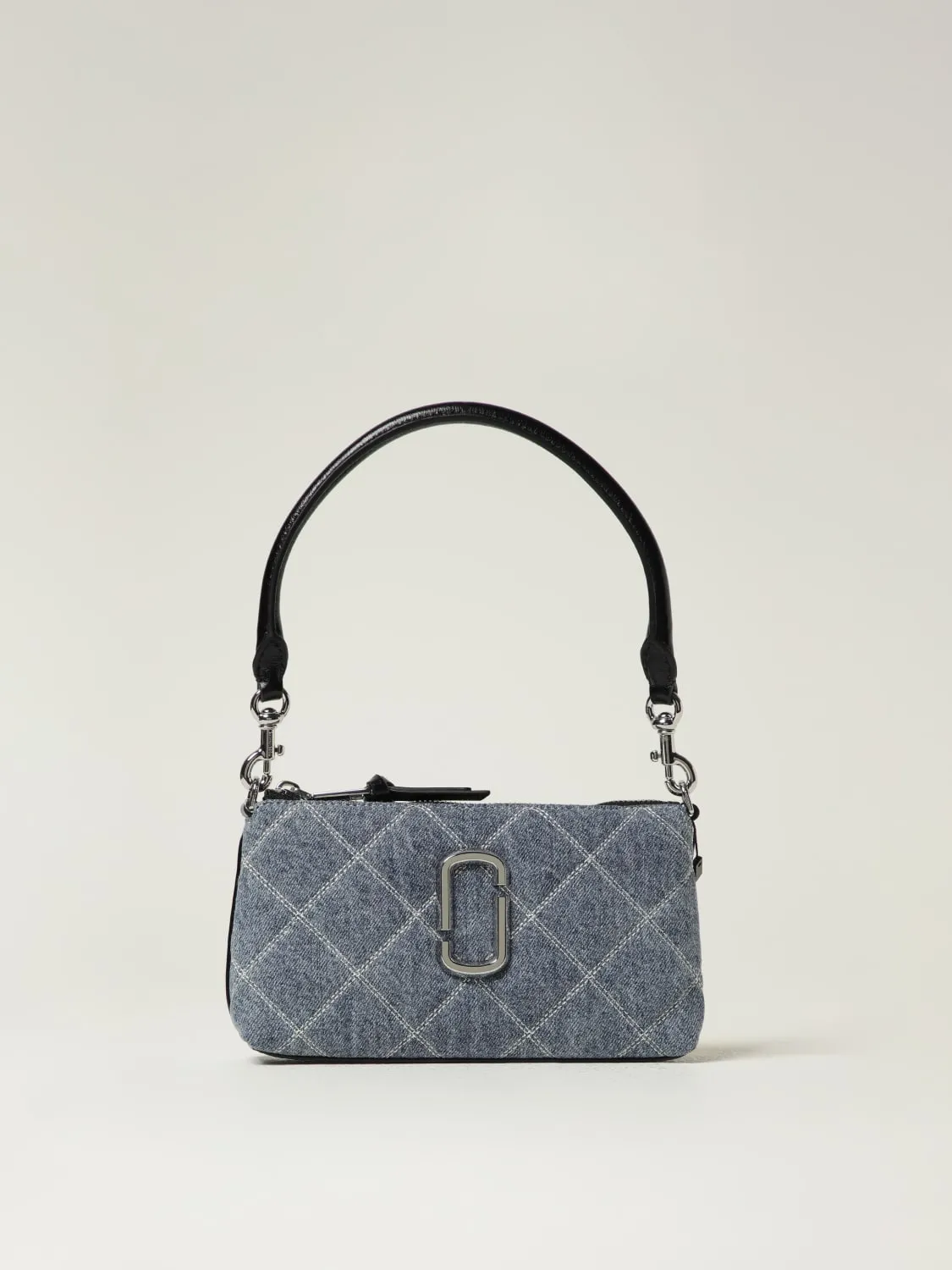 Borsa a spalla Snapshot Marc Jacobs in denim trapuntato