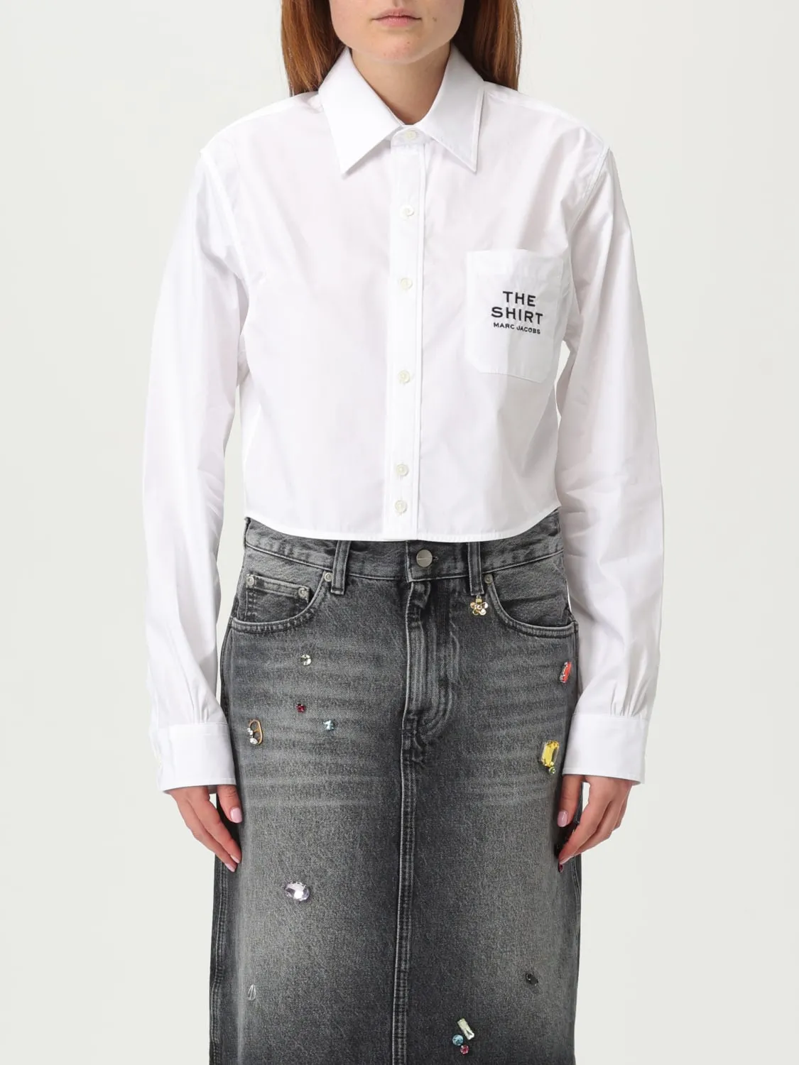 Camicia casual Marc Jacobs in popeline di cotone