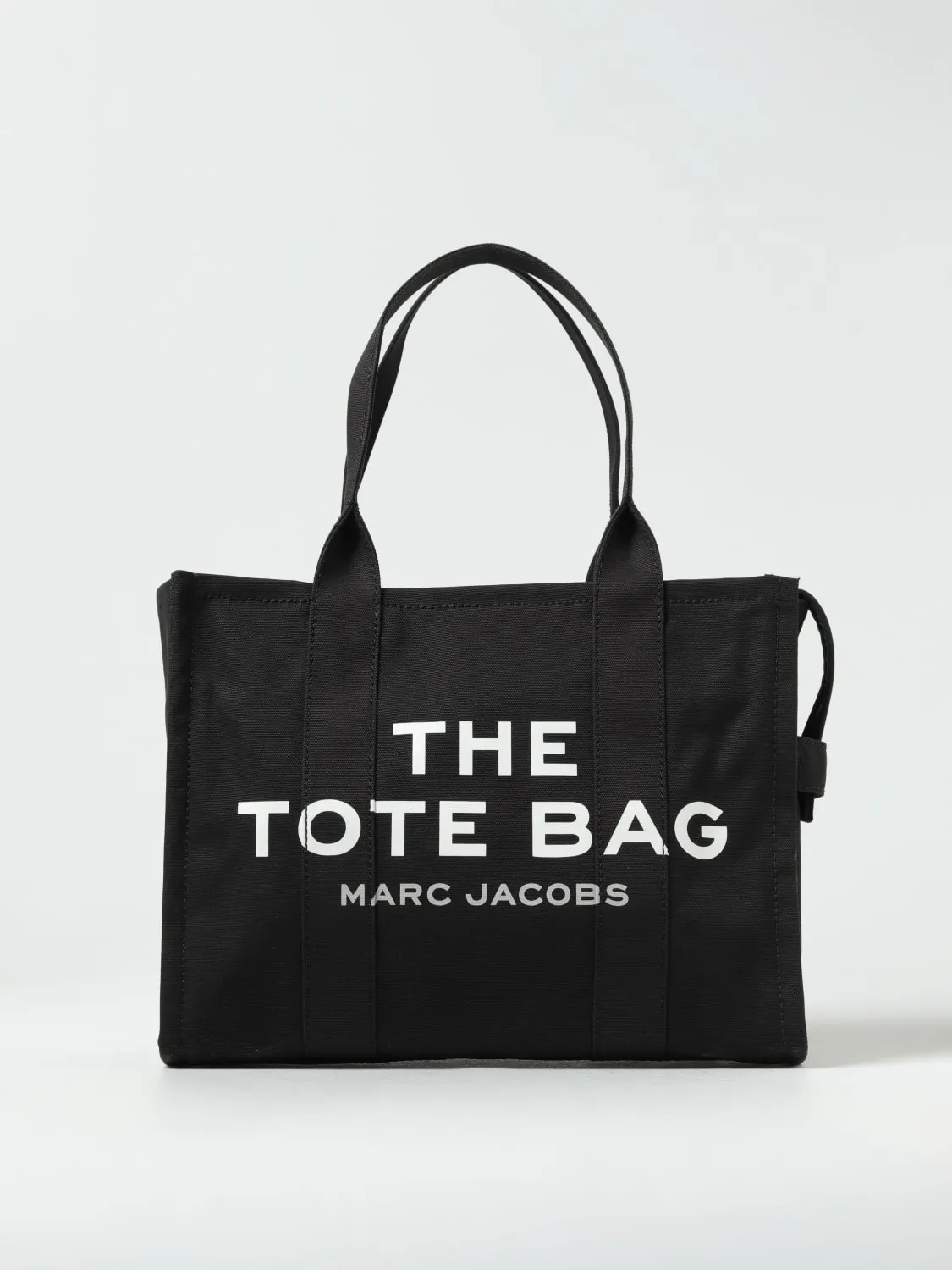 Borsa The Large Tote Bag Marc Jacobs in canvas con logo jacquard