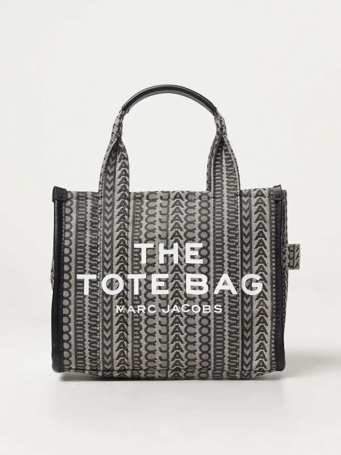 Borsa The Monogram Small Tote Bag Marc Jacobs in canvas jacquard
