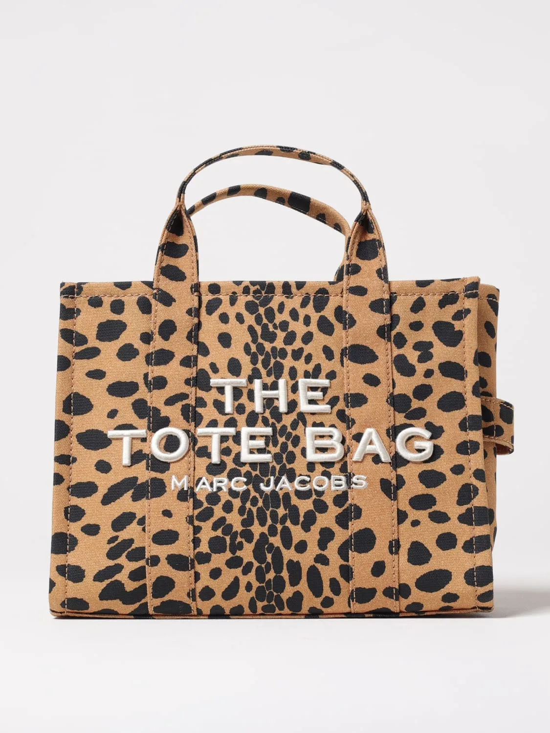 Borsa The Cheetah Tote Bag Marc Jacobs in canvas stampa animalier