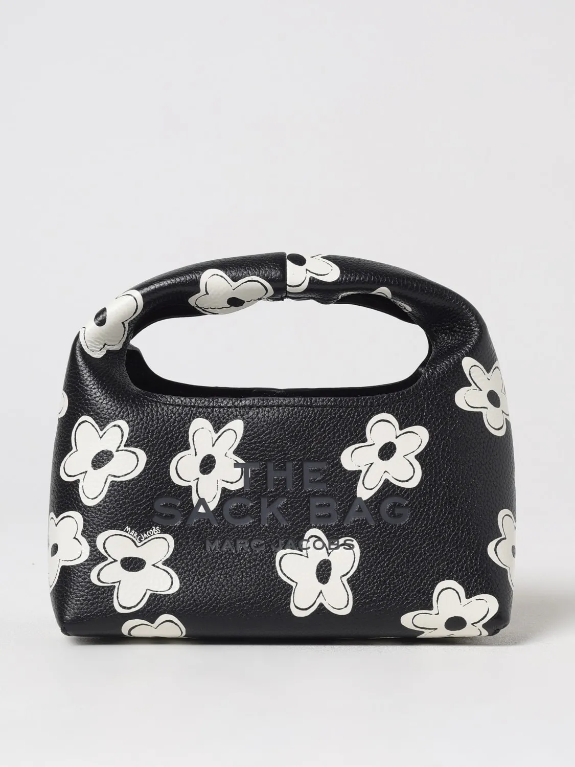 Borsa The Daisy Sack Bag Marc Jacobs in pelle a grana stampata