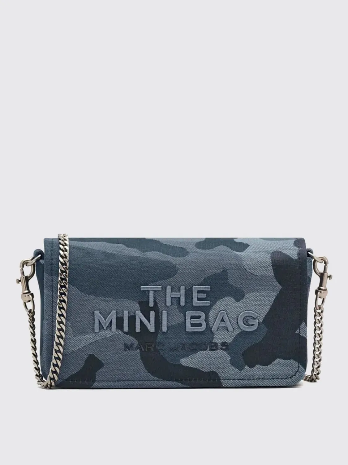Borsa The Camo Chain Mini Bag Marc Jacobs in canvas stampa camouflage