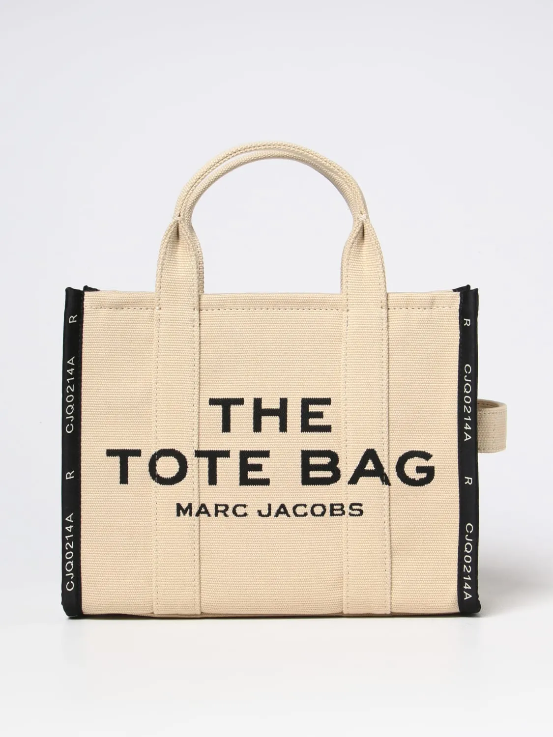 Borsa The Tote Bag Marc Jacobs in canvas con logo ricamato