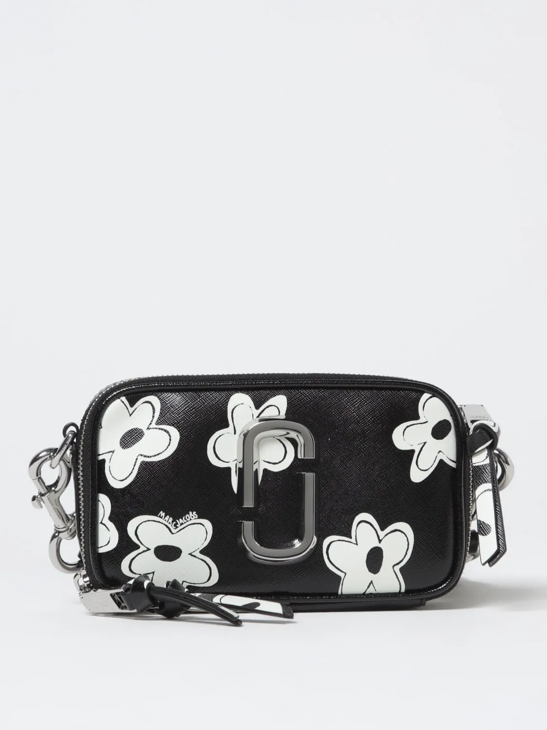 Borsa The Daisy Snapshot Marc Jacobs in pelle saffiano stampata