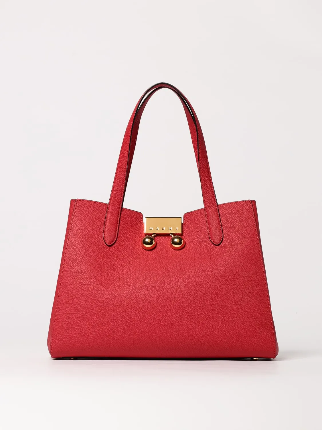 Borsa Trunkaroo Marni in pelle a grana