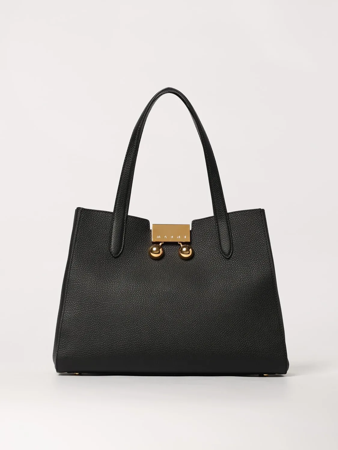 Borsa Trunkaroo Tote Marni in pelle a grana