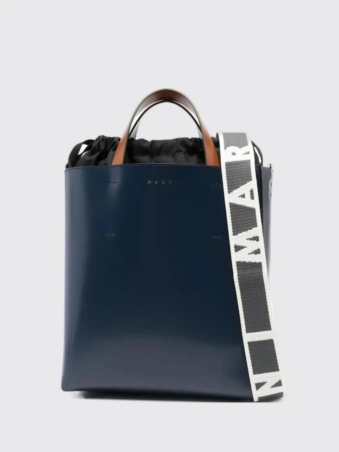 Borsa Tote Museo in pelle di vitello Marni