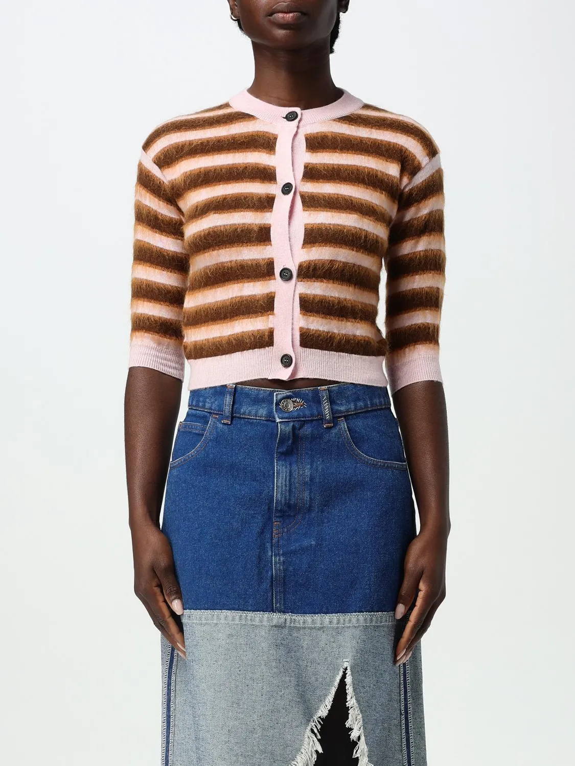 Cardigan a righe Marni