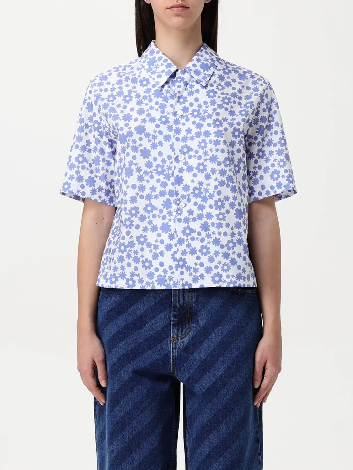 Camicia Marni in cotone con stampa floreale