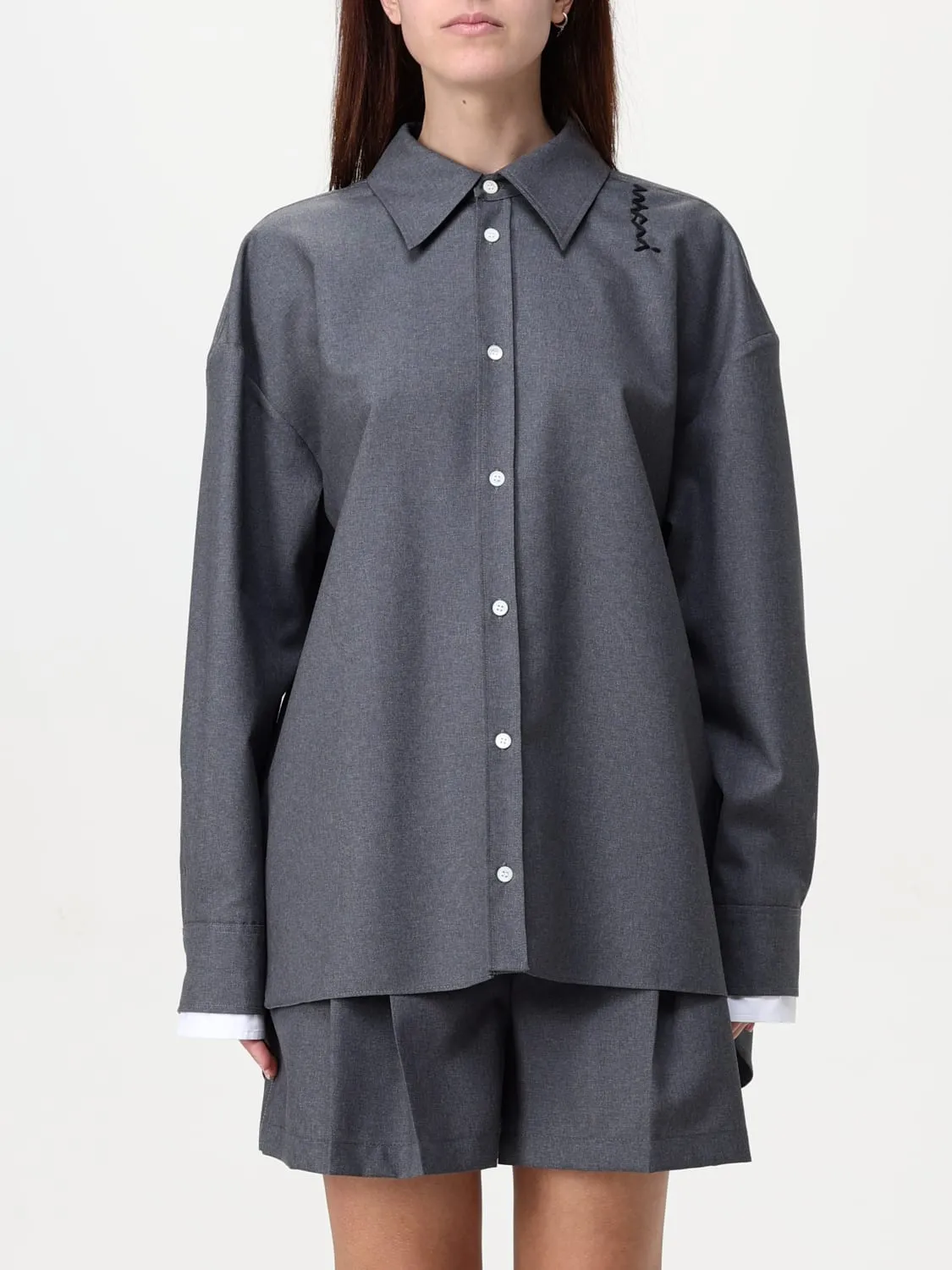 Camicia Marni in misto lana