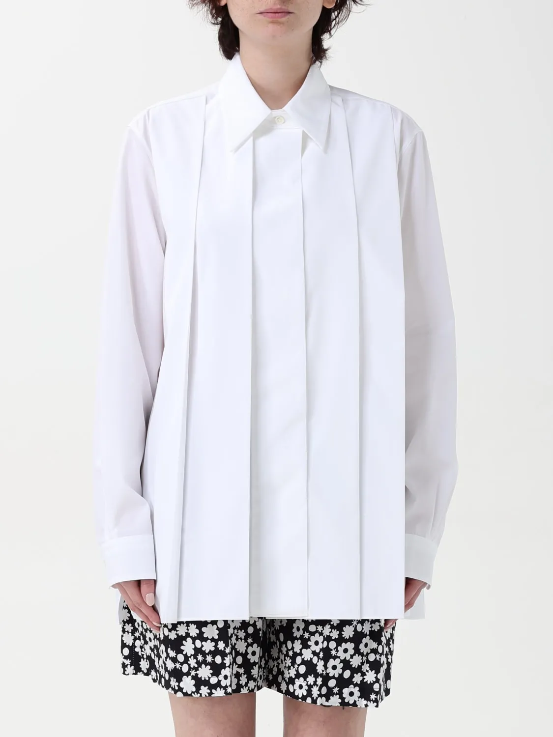 Camicia plissettata Marni in cotone