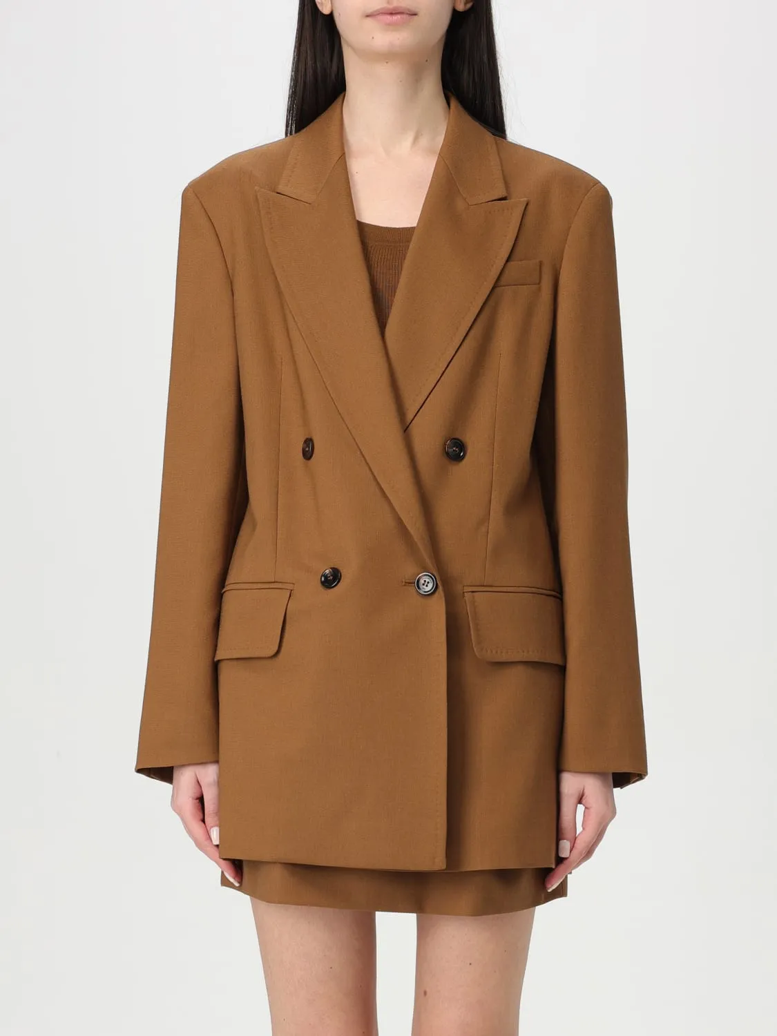 Blazer doppiopetto Max Mara in lana vergine e Mohair