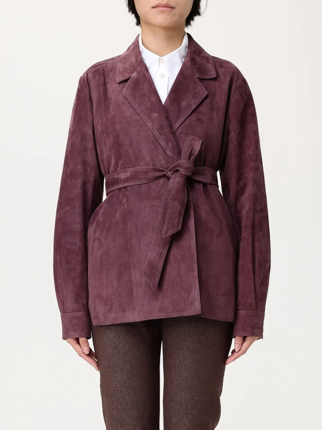 Blazer Max Mara in pelle scamosciata