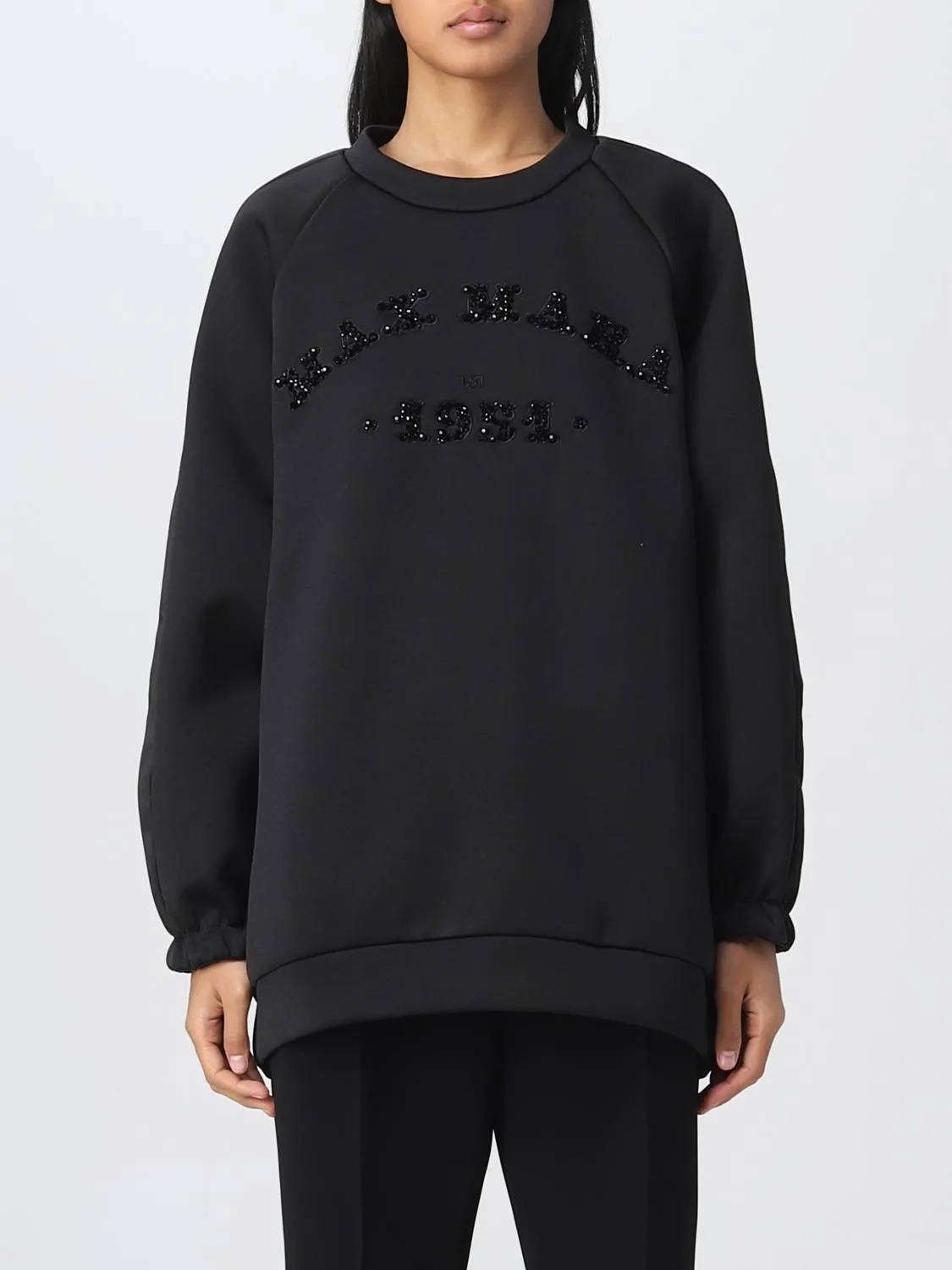 Felpa Max Mara in jersey tecnico