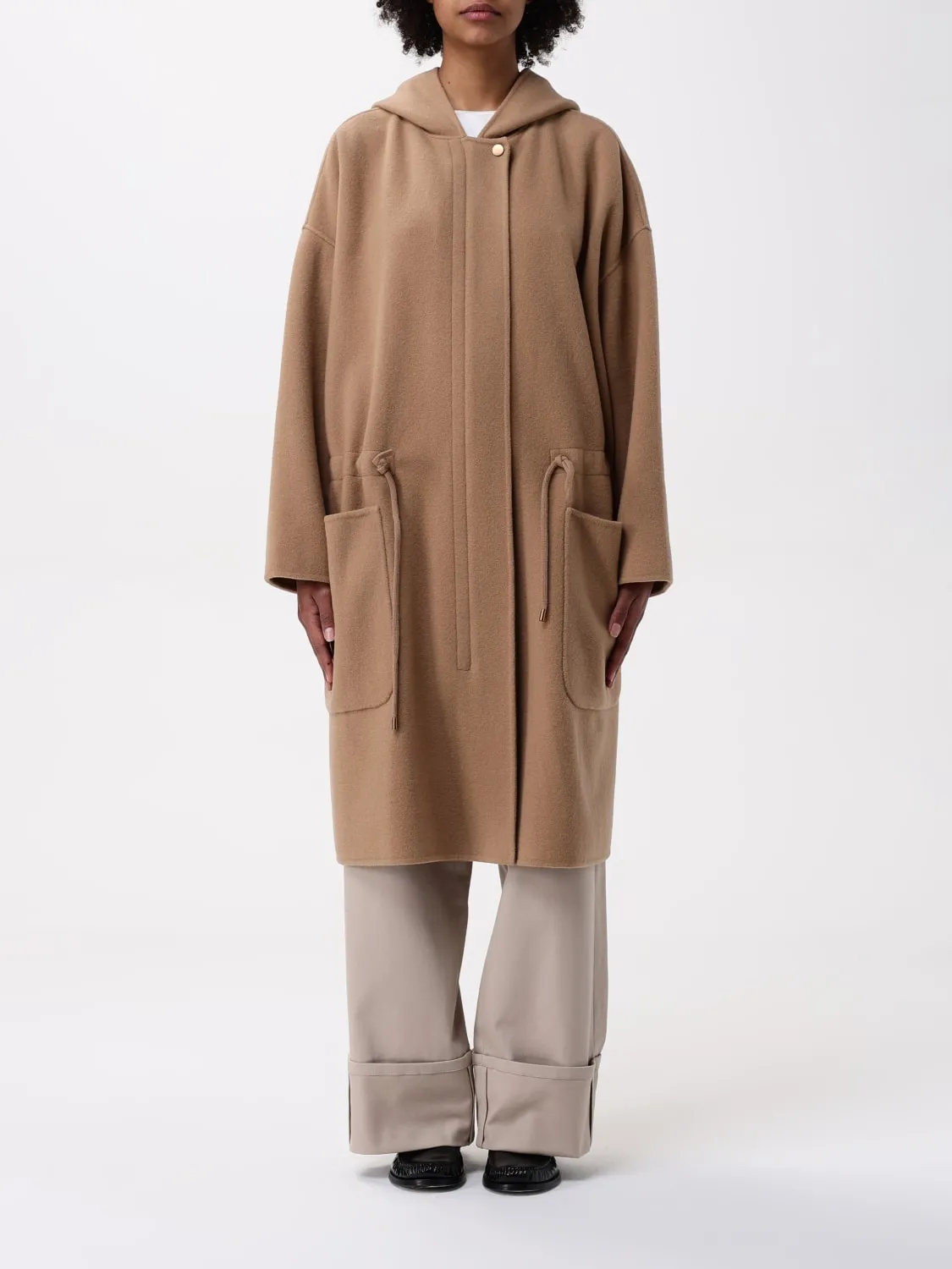 Parka Max Mara in lana e cashmere