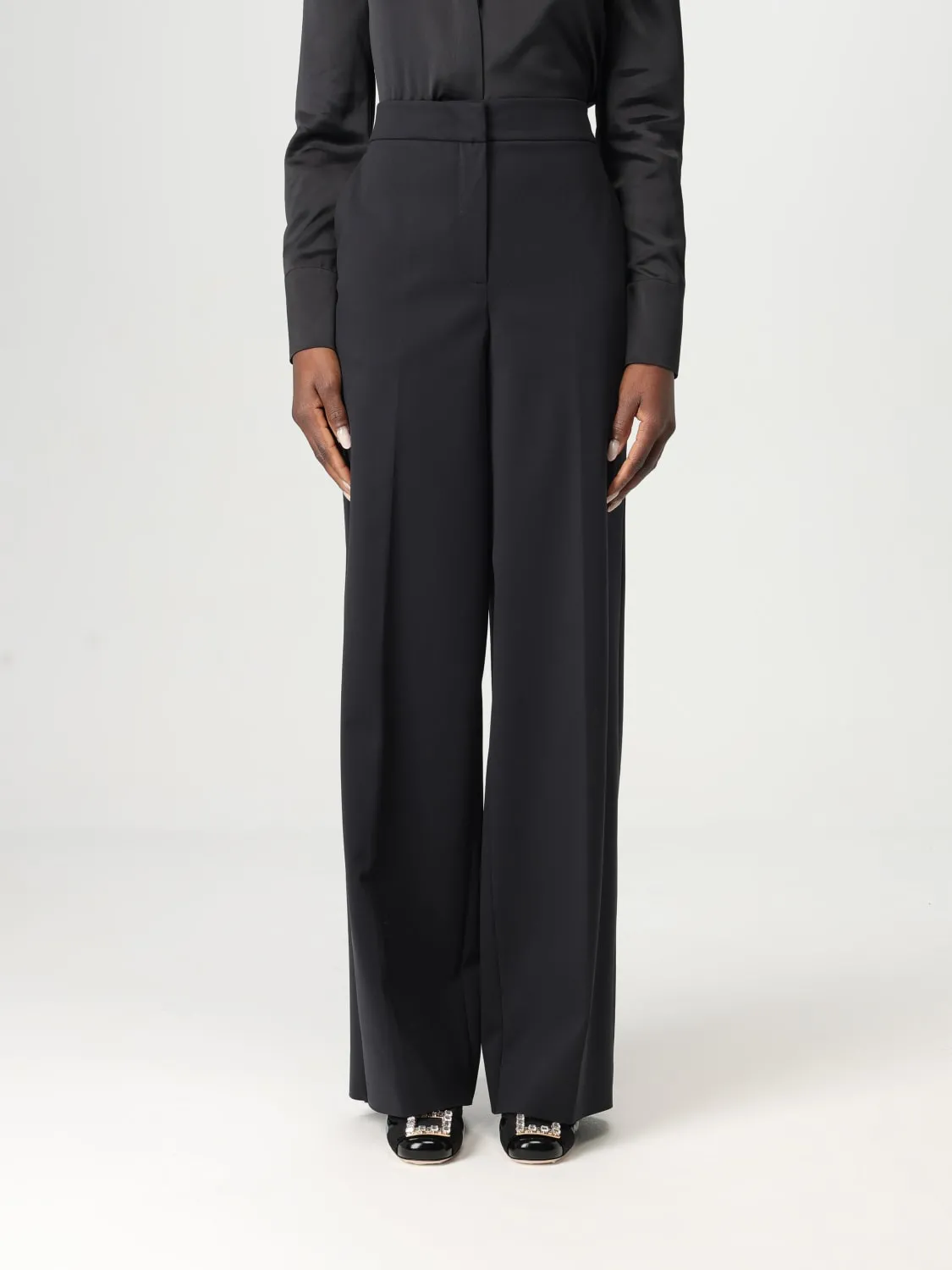 Pantalone classico Max Mara in cotone stretch