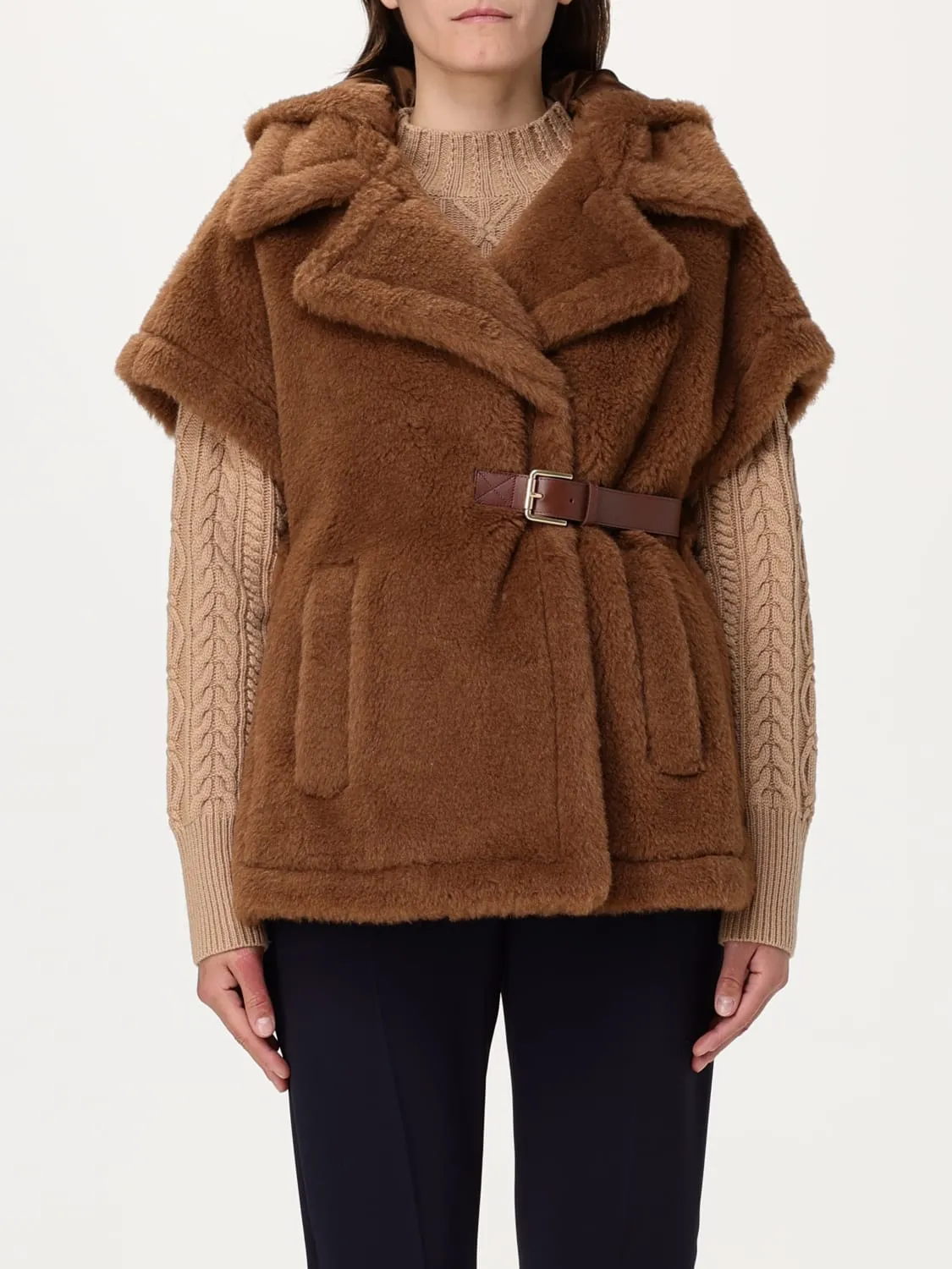 Mantella Max Mara in lana d'Alpaca e seta