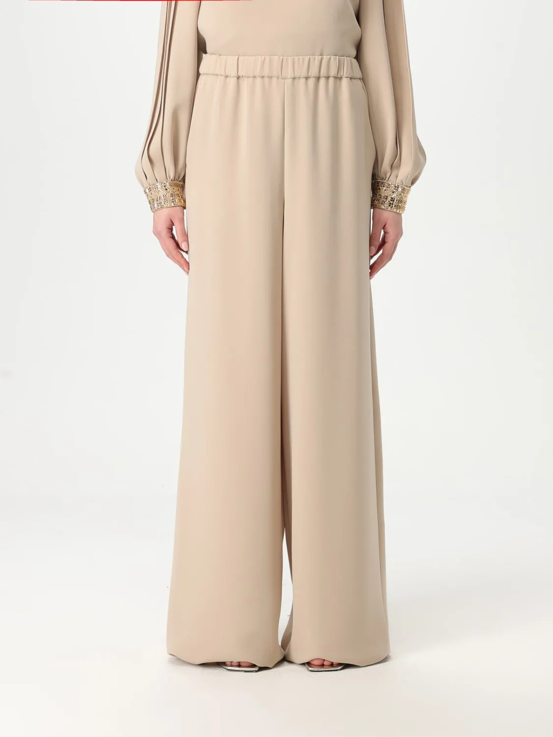 Pantalone palazzo Max Mara in crêpe