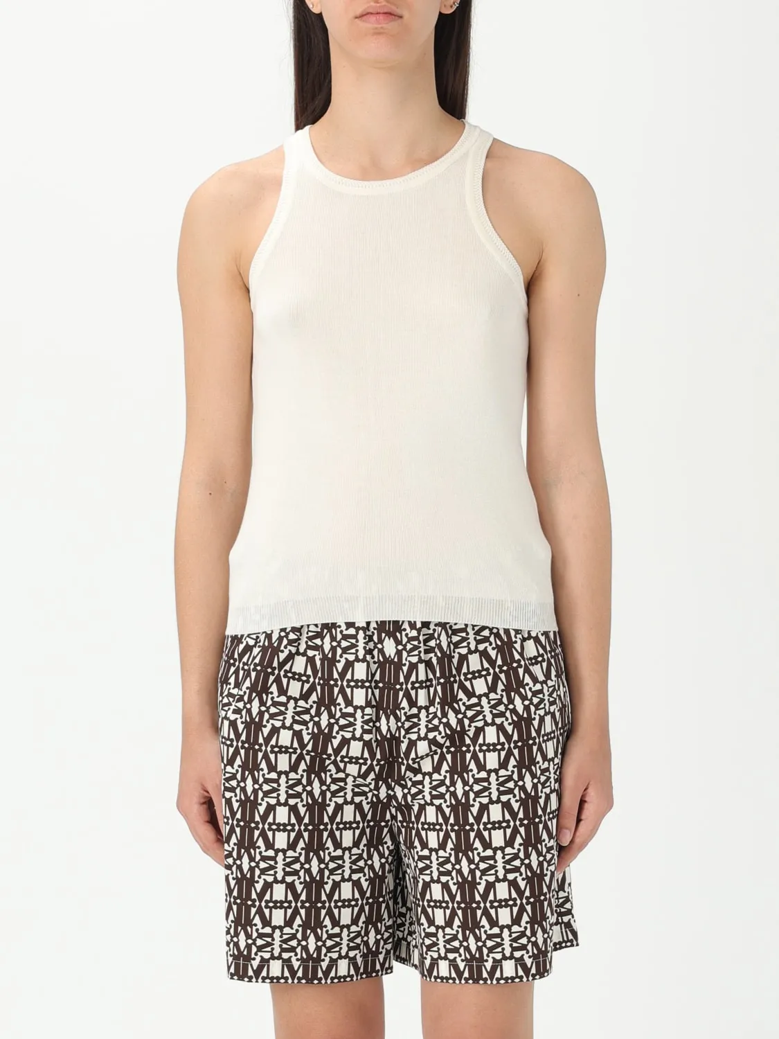 Top Max Mara in cotone a righe