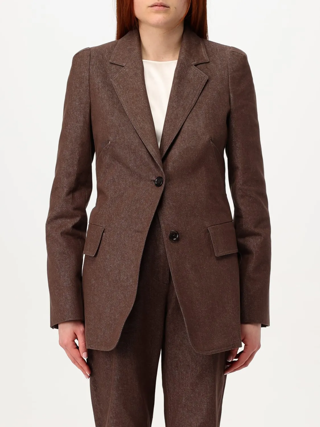 Blazer a monopetto Max Mara in cotone