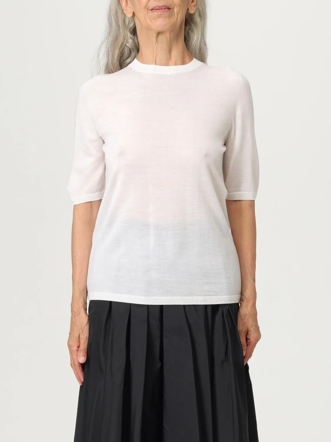 Maglia basic Max Mara in lana vergine