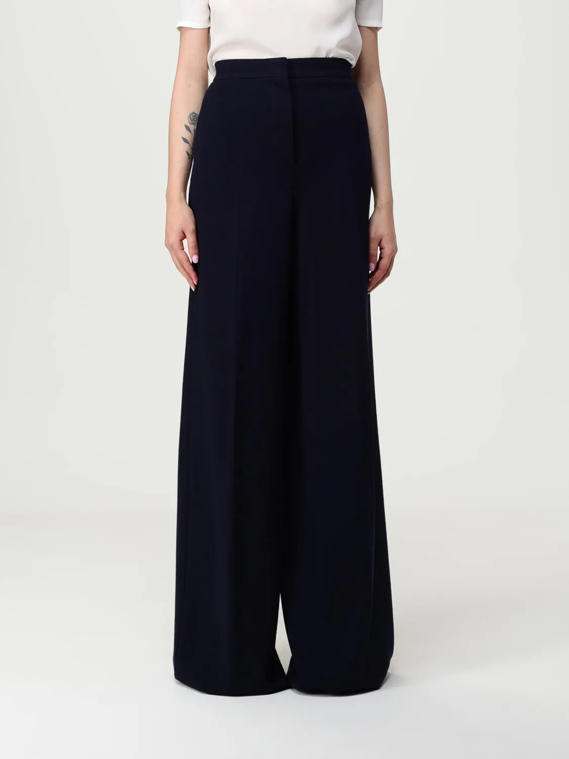 Pantalone Max Mara in misto lana vergine