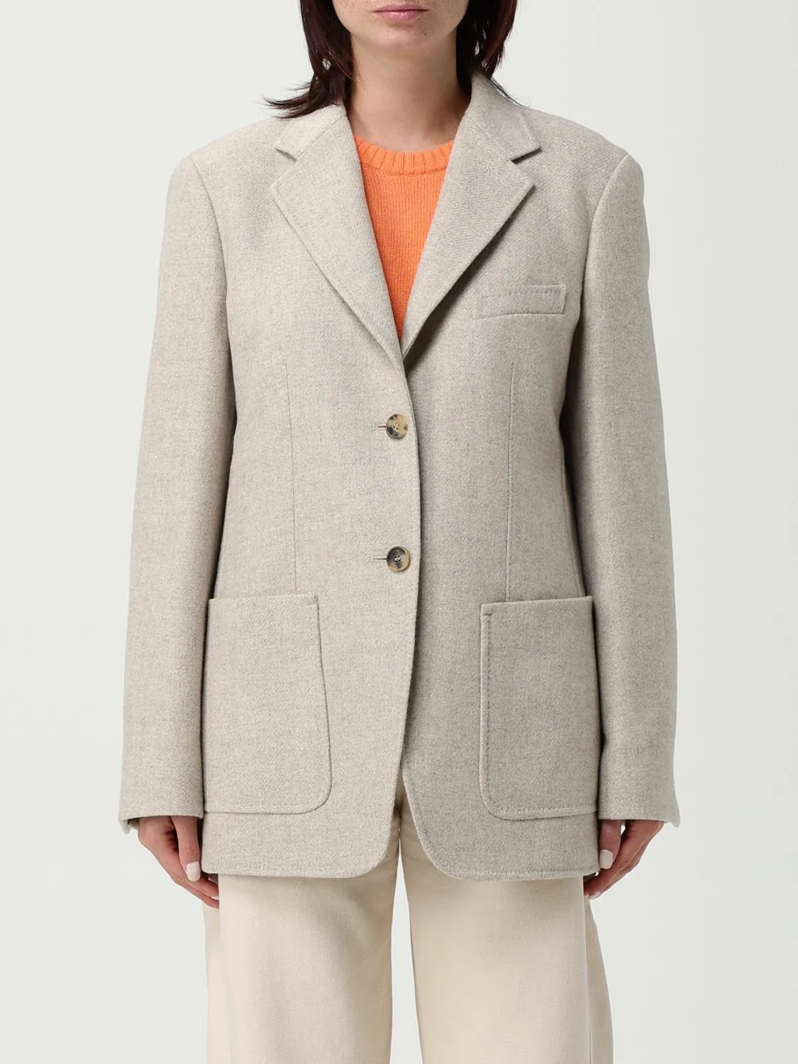 Blazer monopetto Max Mara in misto lana