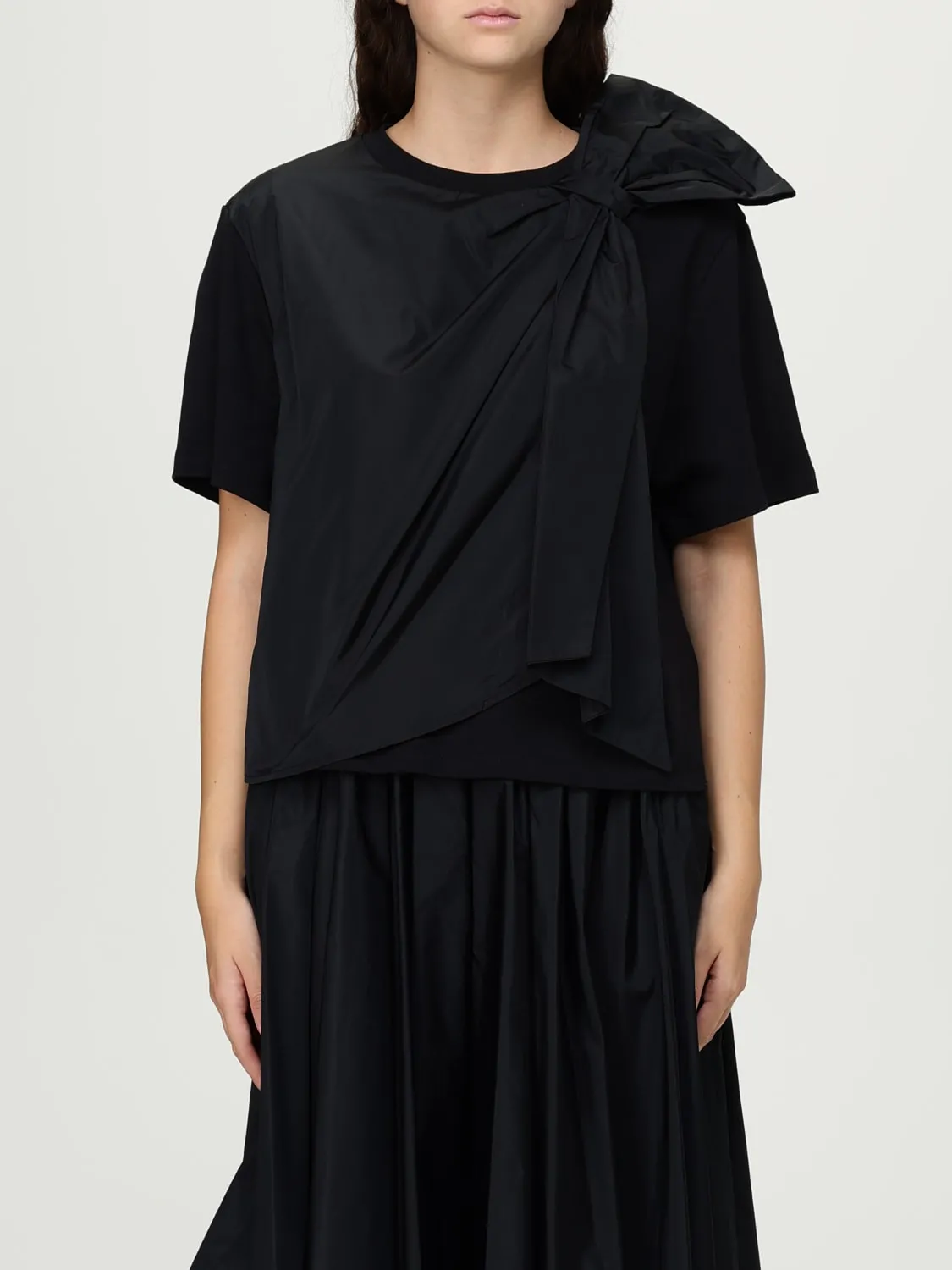 Blusa Max Mara in cotone con fiocco