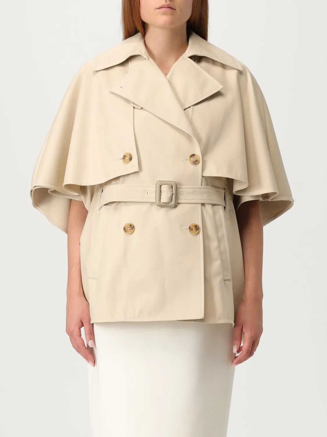 Trench doppiopetto Max Mara in cotone