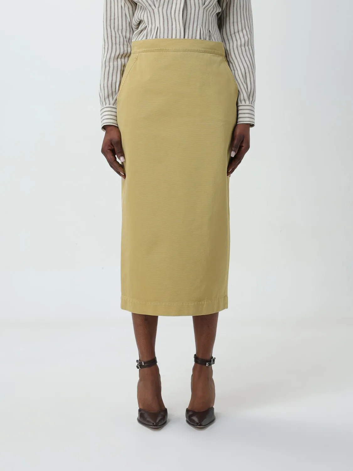 Gonna Max Mara in misto cotone