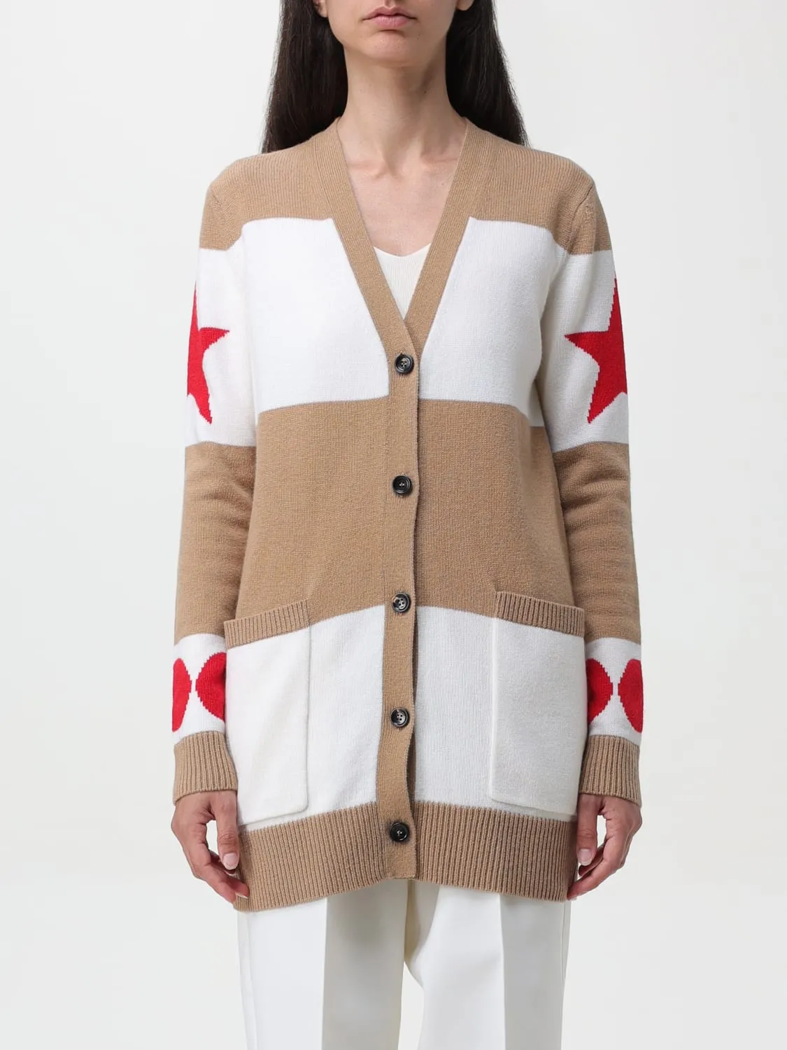Cardigan di lana con stelle Max Mara