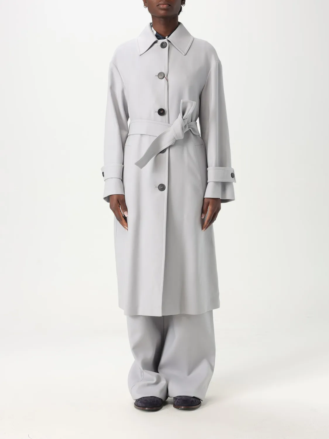Trench Max Mara Studio in cotone e viscosa