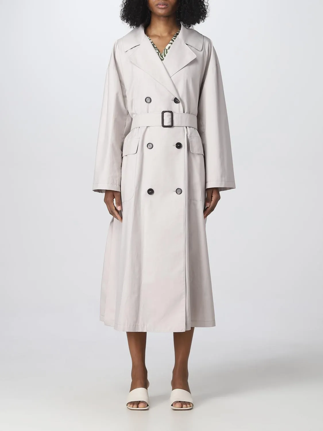Trench Max Mara The Cube in misto cotone