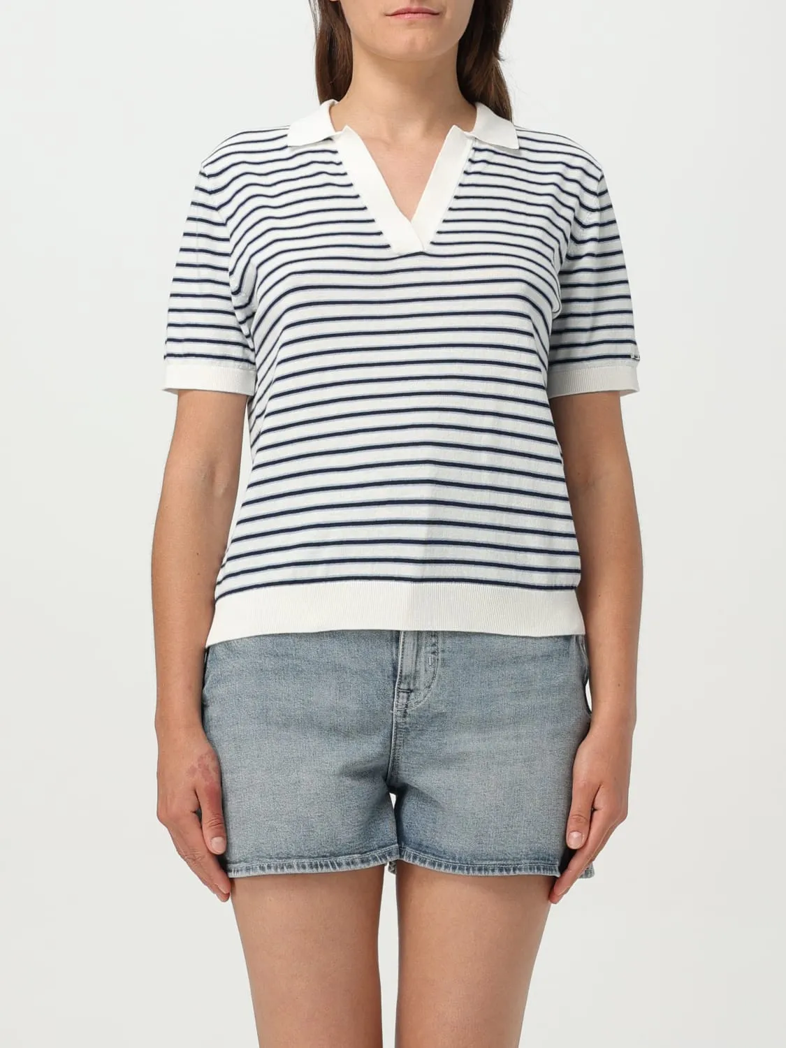 Polo in maglia di cotone Mc2 Saint Barth