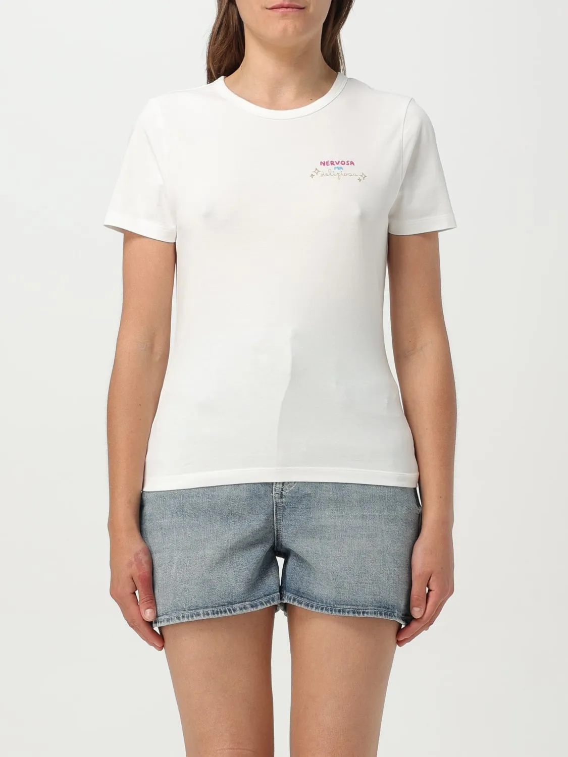 T-shirt MC2 Saint Barth in cotone stretch