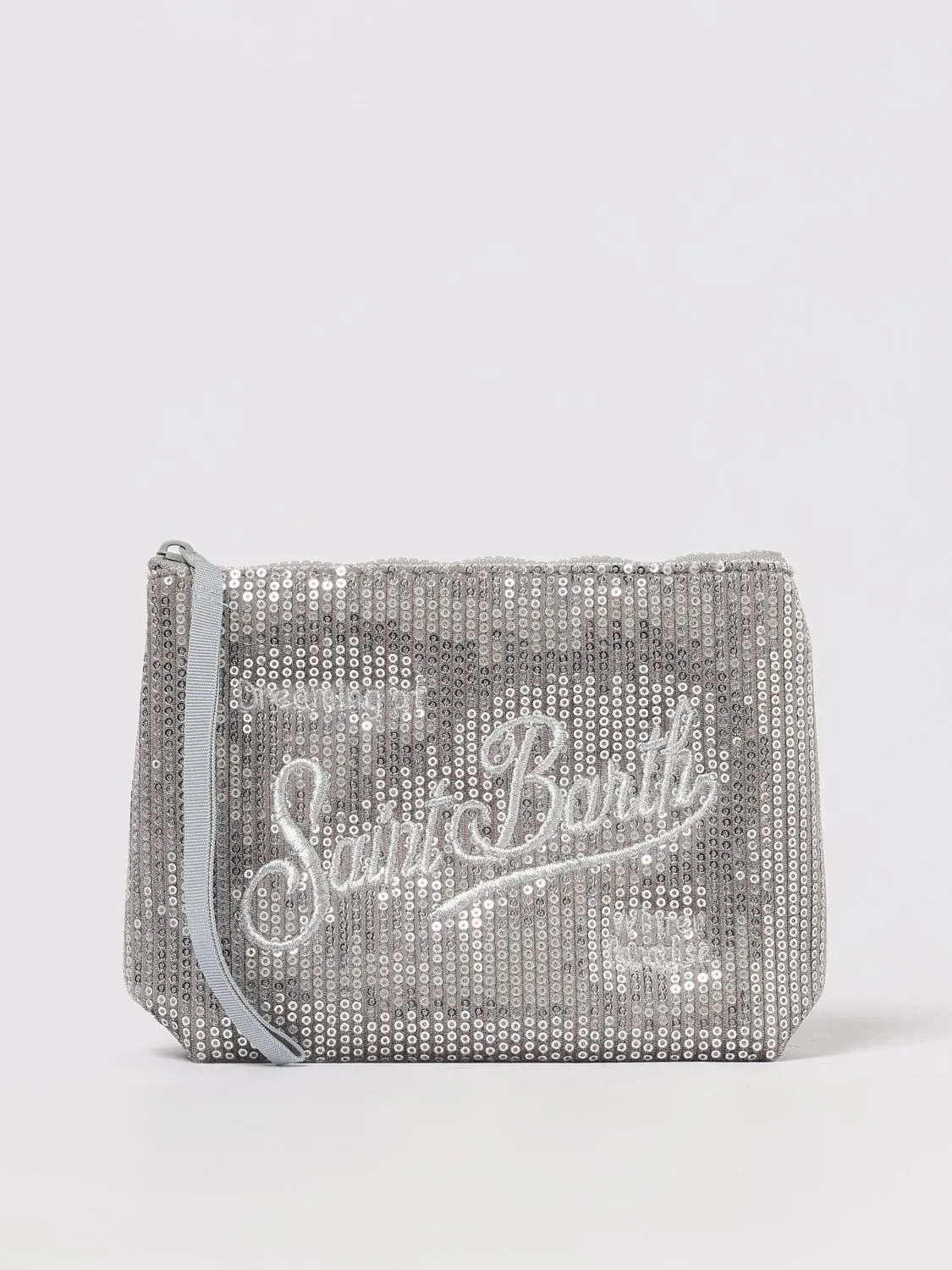 Pochette Aline Mc2 Saint Barth in velluto con paillettes