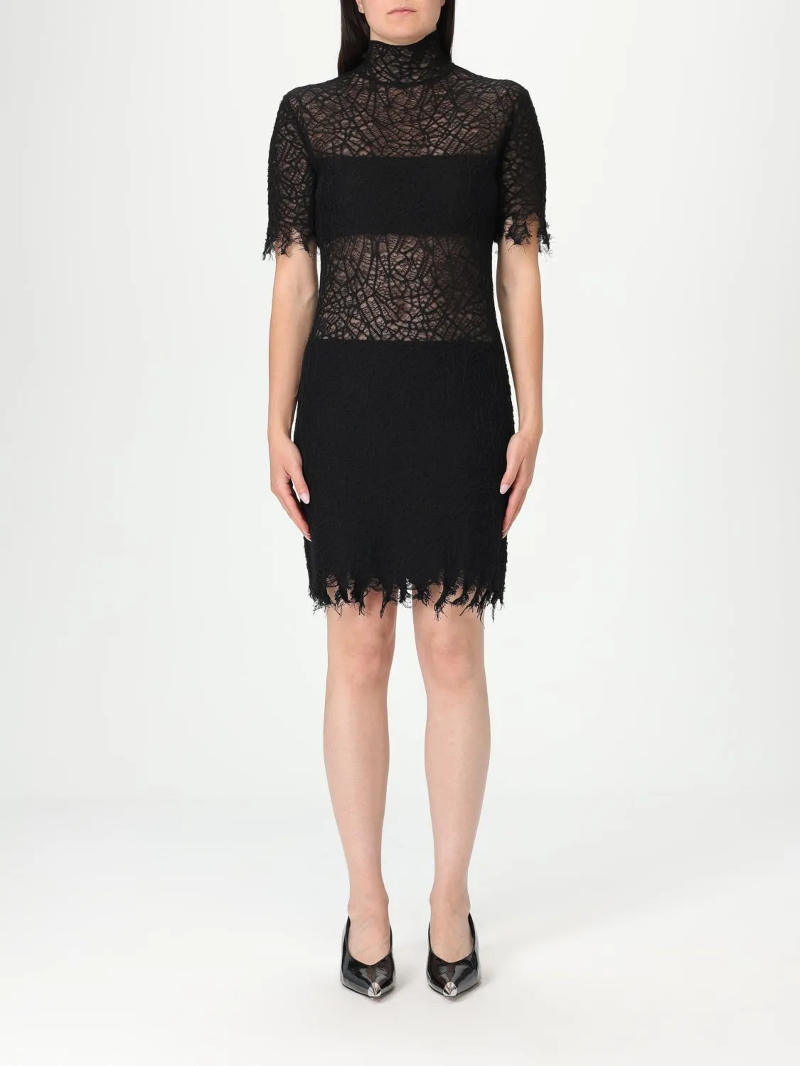 Abito mini McQueen in pizzo