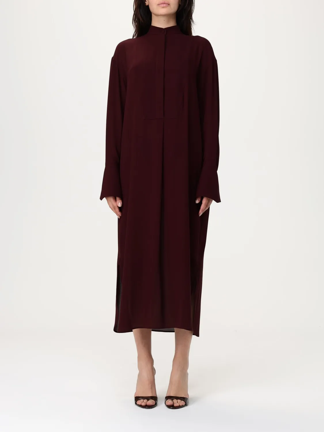 Abito chemisier McQueen in seta