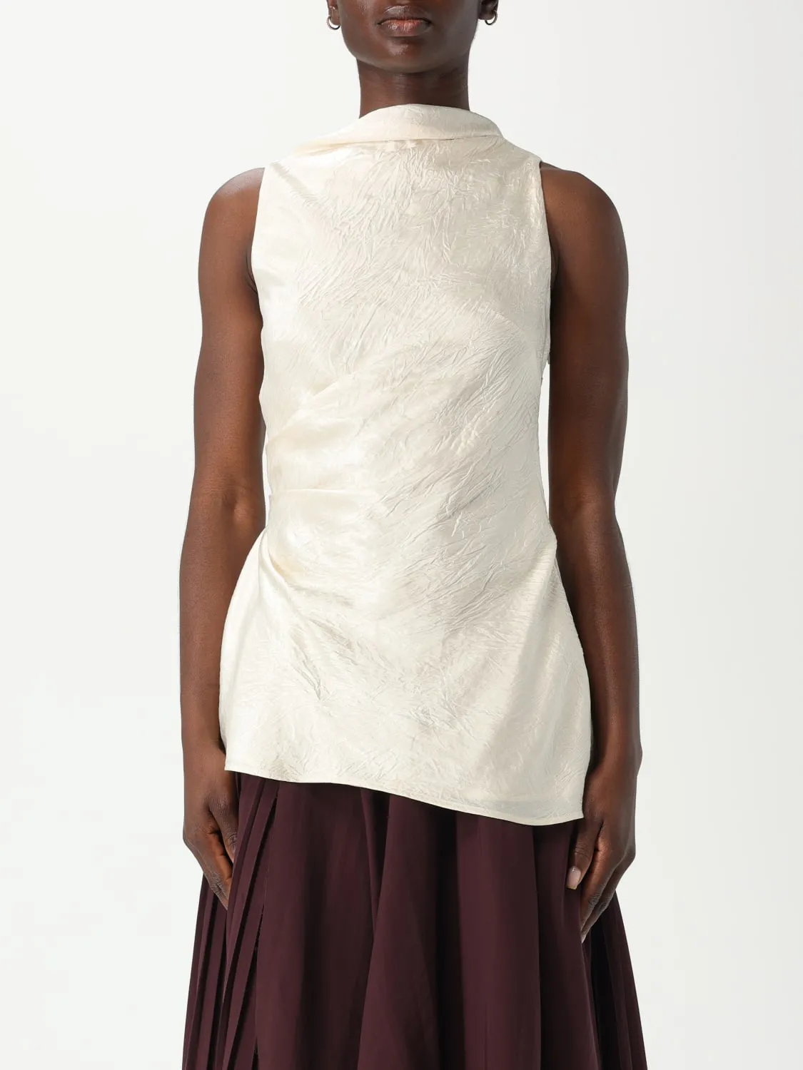 Top McQueen in misto cotone