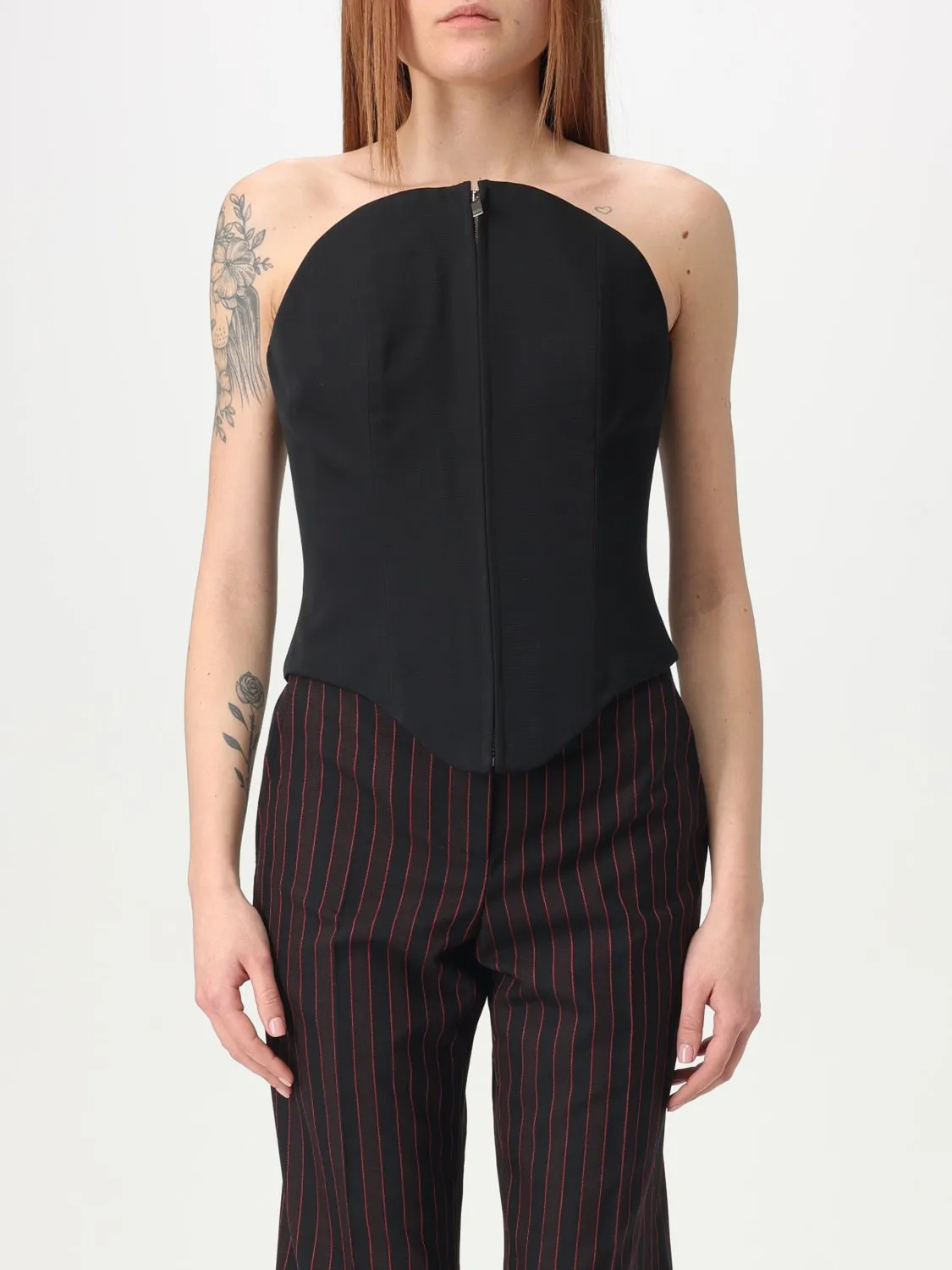 Top bustier McQueen in lana