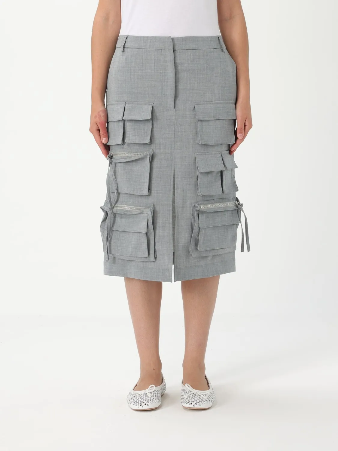 Gonna cargo Meimeij in misto lana